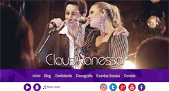 Desktop Screenshot of clausevanessa.com.br